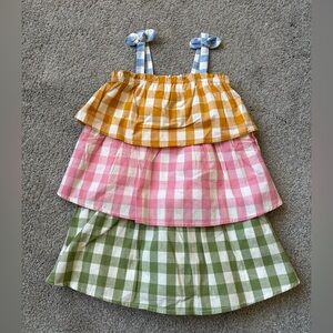 Mud Pie tiered dress, size 3. NWT